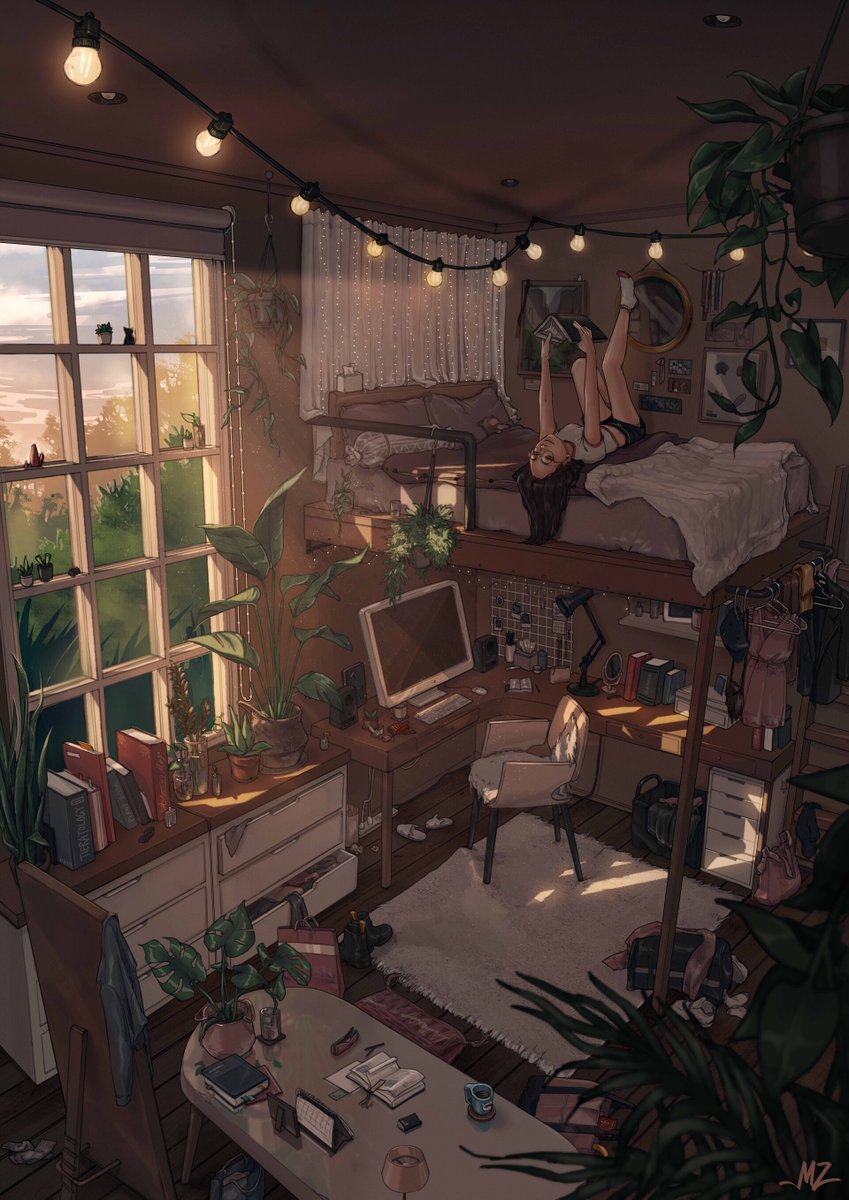 minweee's tweet photo. Hey #PortfolioDay ~ I'm Minnie, a concept artist who loves cozy lofi-set design (but also really anything design related!)
I am currently looking for full-time work! https://t.co/XZVOOUyVEX