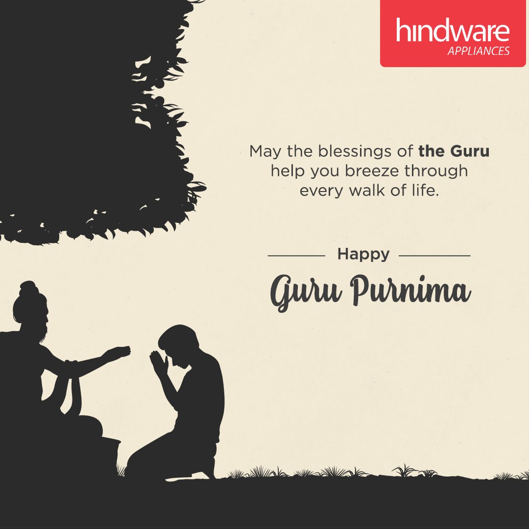 HindwareApp's tweet photo. Hindware Smart Appliances wishes you a very happy #GuruPurnima. Thank a Guru that helped you breeze through life.
#Hindware #HindwareAppliances #IoTEnabled #IoTTechnology #GuruPurnima2022 https://t.co/sZEelY90li