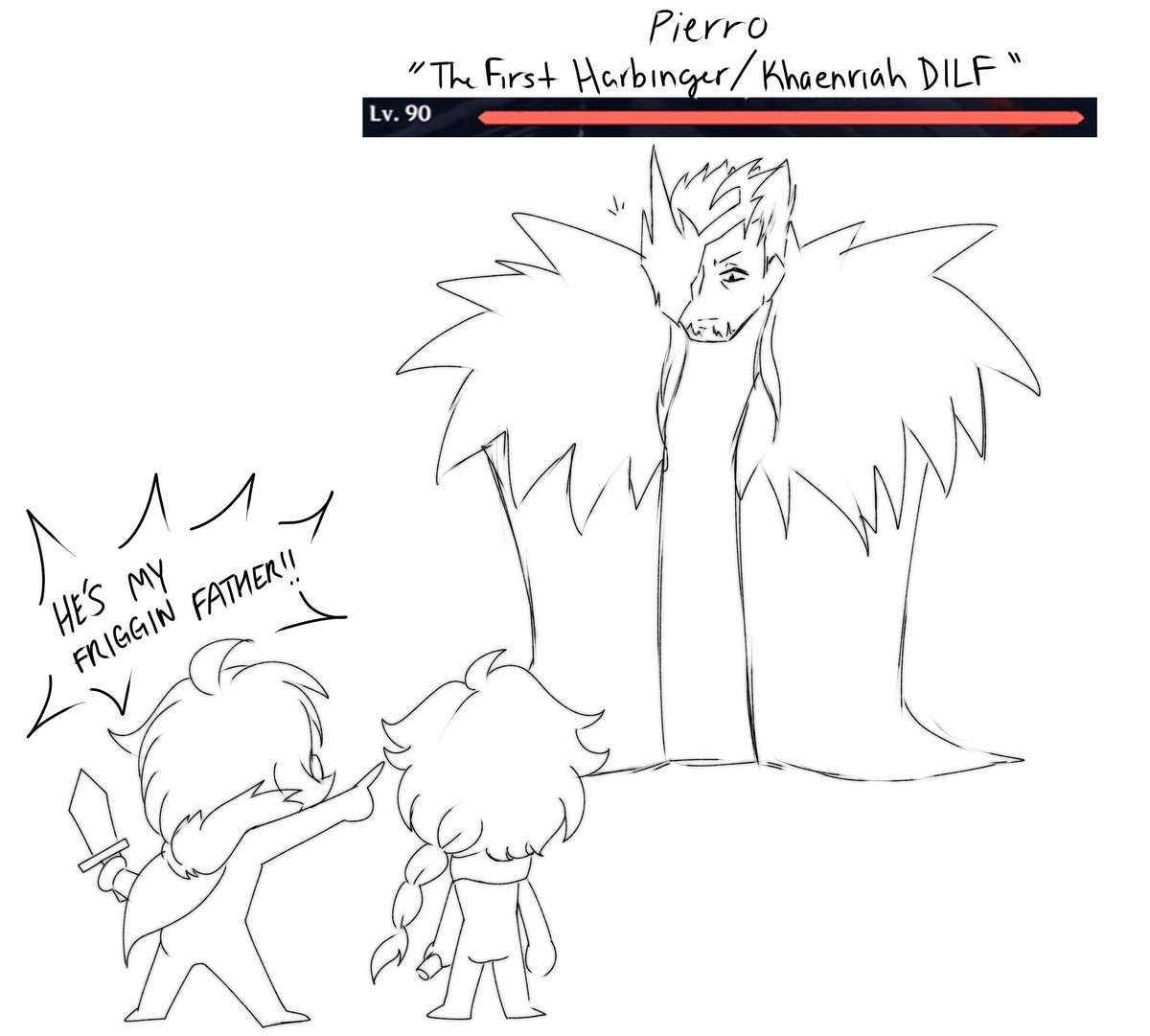 shrikeowo's tweet photo. like how awkward is it gonna be dragging Kaeya to that last harbinger fight HBJGJJG

#GenshinImpact #kaeya #aether #pierro https://t.co/daSJqpIyRT