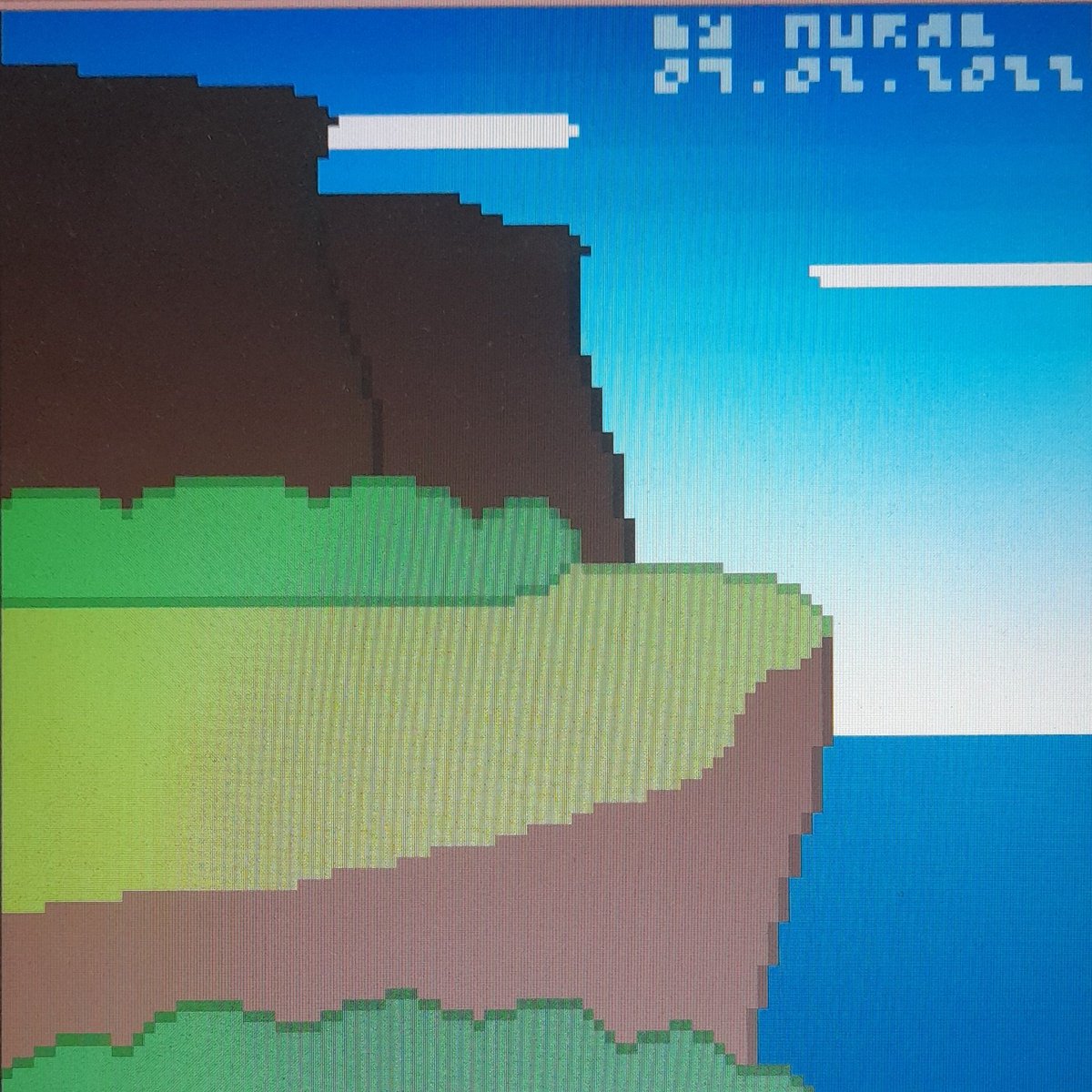 nuralsblog's tweet photo. A cliff.
#Cliff #art #pixelart #dailydrawingchallenge #latestversion #NuralsBlog https://t.co/pop4JZPios