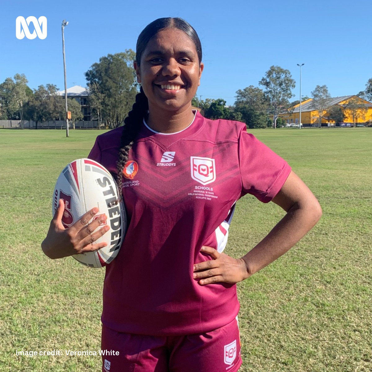 Nancy is playing in the inaugural Qld Schoolgirls #RugbyLeague team tonight — before the Origin decider! When she's away from home, this teen "with a big heart" pines for her six siblings and parents ❤️ #sunshinecoast <a href="/ABCIndigenous/">ABC Indigenous</a> <a href="/abcsport/">ABC SPORT</a> <a href="/QLDmaroons/">Queensland Maroons</a>
ab.co/3uEQKGP