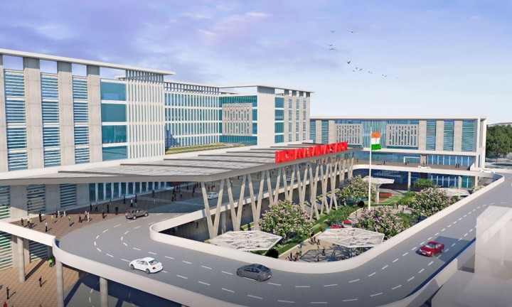 RailMinIndia's tweet photo. A fascinating upgrade for the trade &amp; commerce hub of Punjab!

Glimpse of the proposed design of the to-be redeveloped Ludhiana Jn. Station. https://t.co/5knqxF8cjh