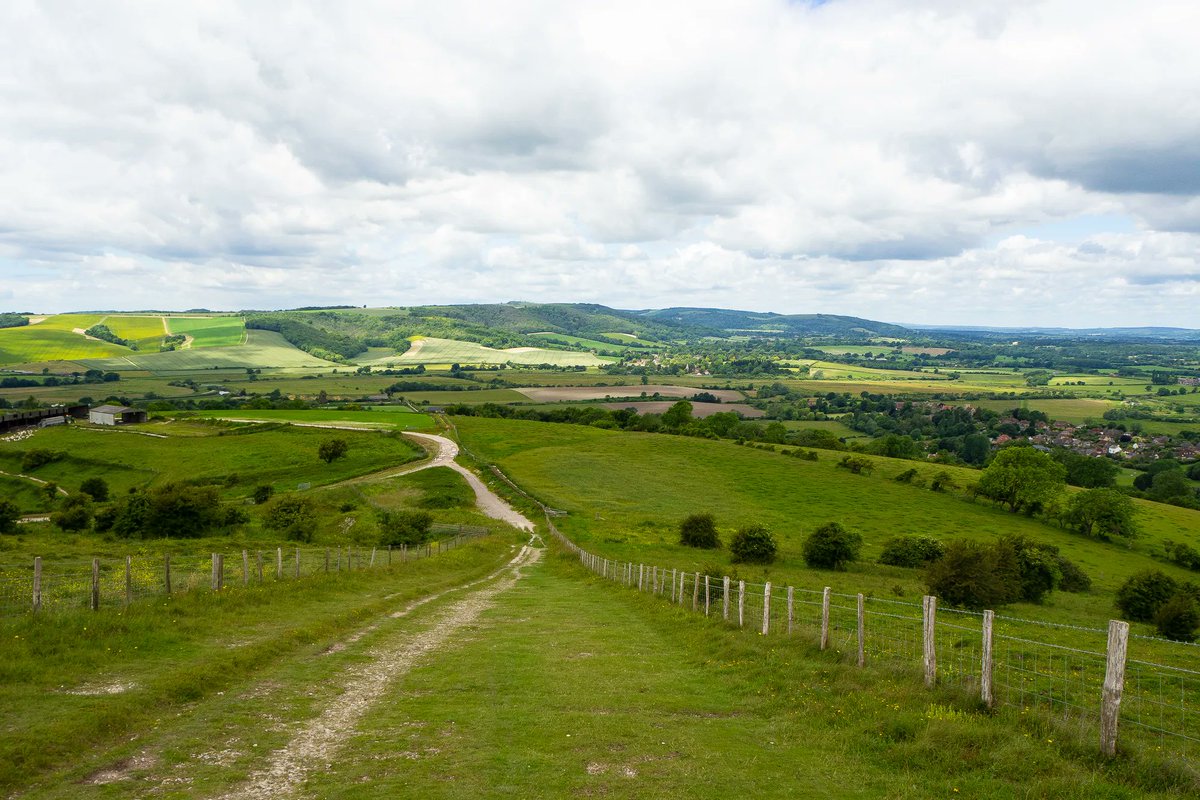 This Friday @SouthDownsWayNT will be celebrating it's 50th birthday. When it officially opened on 15 July 1972, it was Britain's first long-distance bridleway. Since then, thousands of people have walked, cycled and ran the 100-mile stretch. 📷 @djgwild #50SDW #SouthDowns