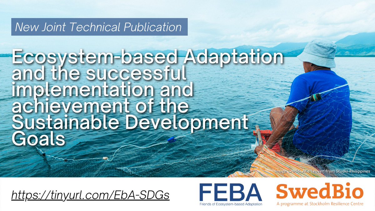 IUCNClimateTeam's tweet image. 📢New @FriendsofEbA @SwedBio joint technical paper on #EbA &amp;amp; #SDGs just released!
 
📚#EcosystemBasedAdaptation and the successful implementation and achievement of the #SustainableDevelopmentGoals
 
🔗tinyurl.com/EbA-SDGs