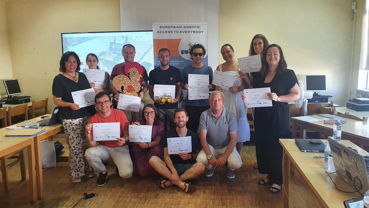 eu_rate's tweet photo. // TRANSNATIONAL PROJECT MEETING - 8TH AND 9TH OF JULY 2022 - BARCELOS, PORTUGAL // 🇵🇹🤖
 2 intense days to measure the state of play of our project, test and improve our robotic kit, prepare our next actions but also to discover beautiful places! https://t.co/4wSj46PXAK