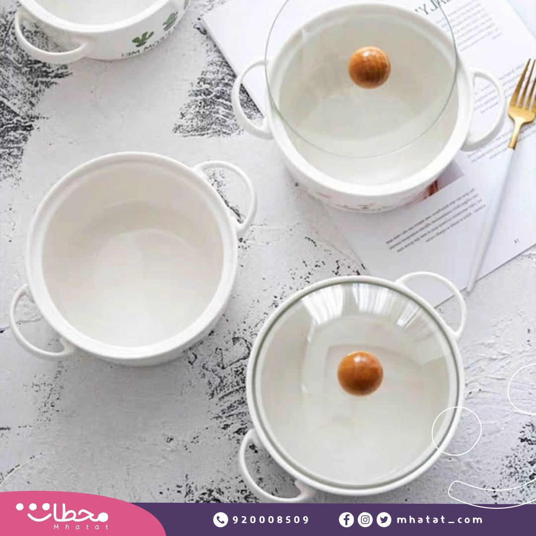 قدر خزفي صغير مزين برسومات لحيوانات لطيفة بغطاء زجاجي ومقبض خشبي. سعته 750 مل 🍚
بـ 39.10 ريال

تجدونه في: محطة المطبخ > مستلزمات الاكل
ow.ly/gY0H50CZIxi