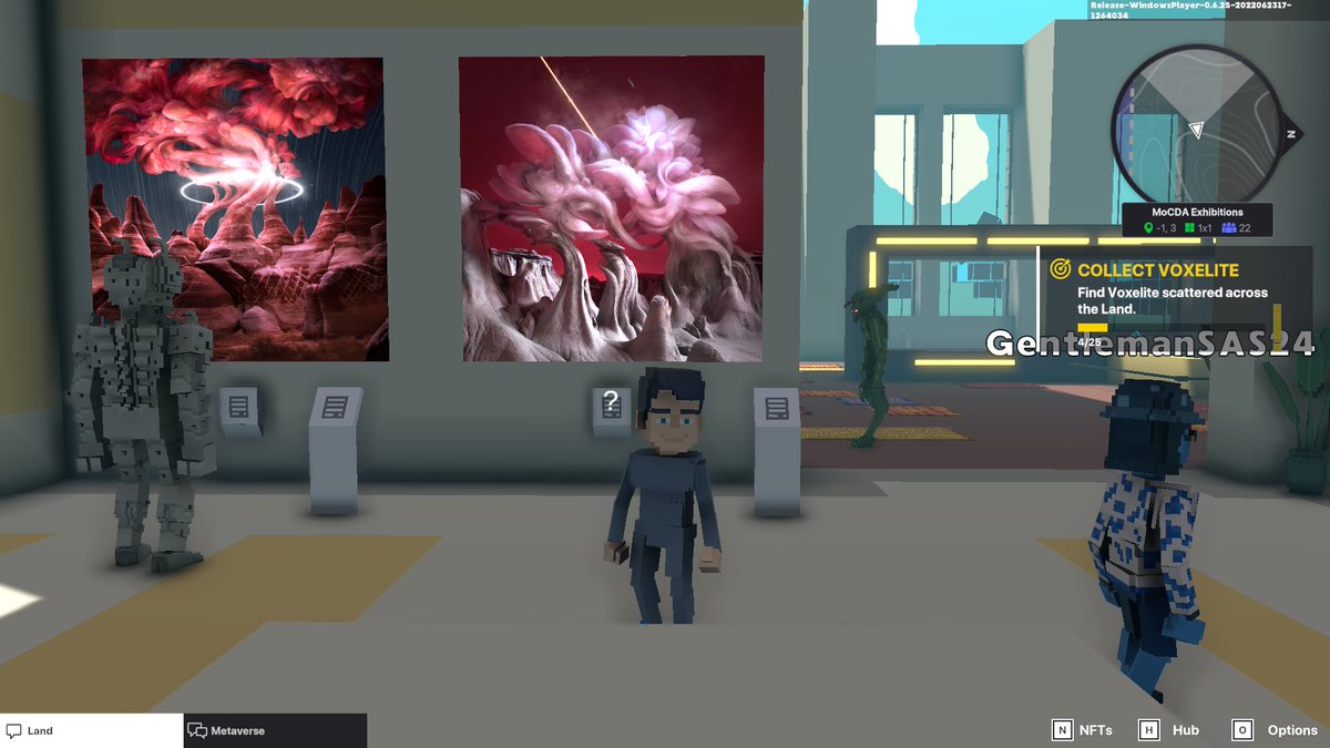 starf26's tweet photo. @TheSandboxGame @MOCDA_ I just participated in the #TheSandbox weekly contest for a chance to win 200 mSAND! Here is my favorite piece from the ‘Impossible Worlds’ exhibition, check out my screenshot below!
👇 https://t.co/Nph7z0SbIS