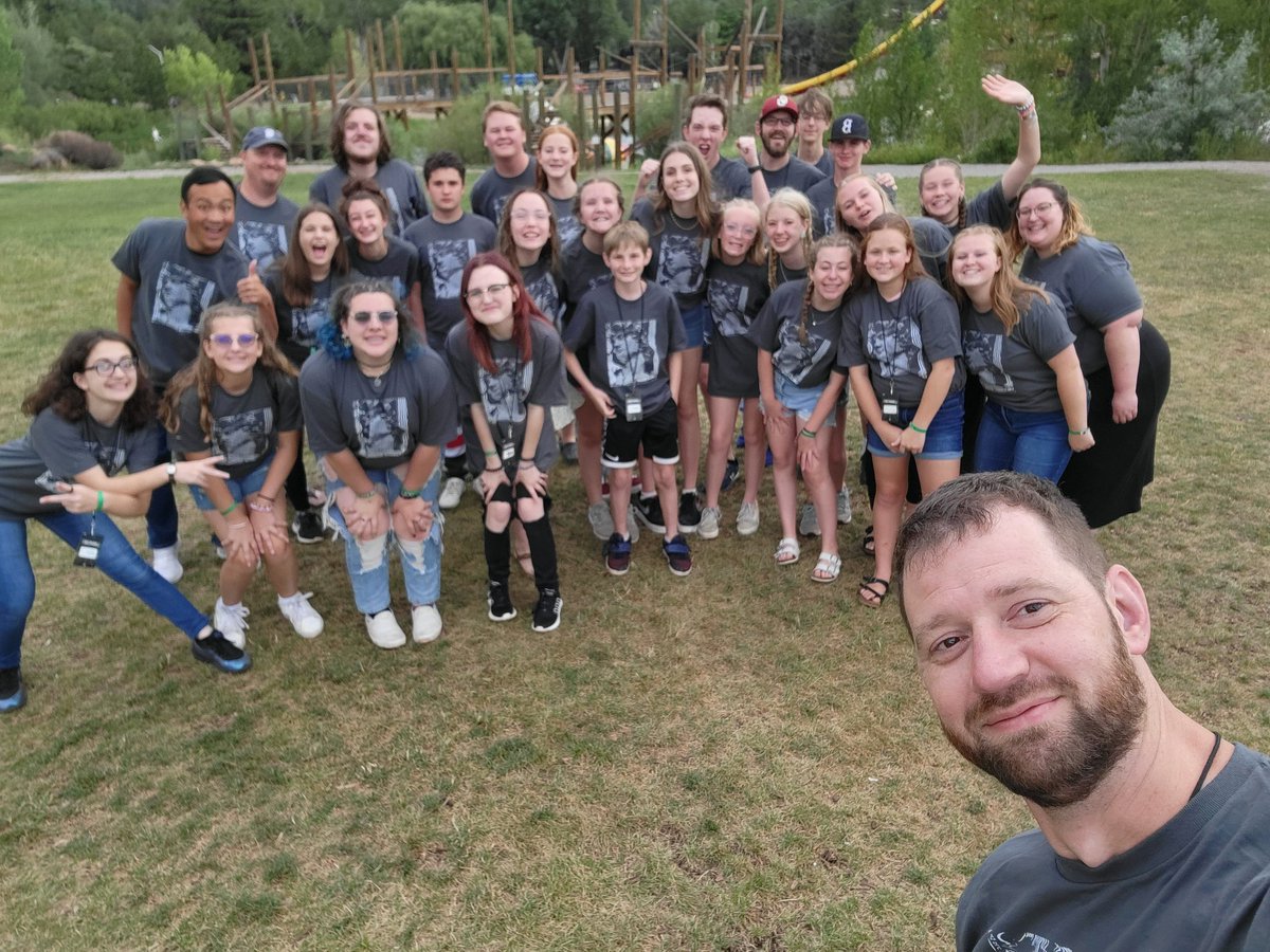 DarthExekor's tweet photo. Incredibly blessed to be up here in the mountains for #SLC22 in Glorieta with our Youth Ministry @RiseStudentsWM to pour into our students!!

Amazingly strong message by @NPtheambassador 

Amazingly strong worship by @JimmyMcSings 

Incredibly blessed to work by @raginasianokc https://t.co/rsD7hHrVHY