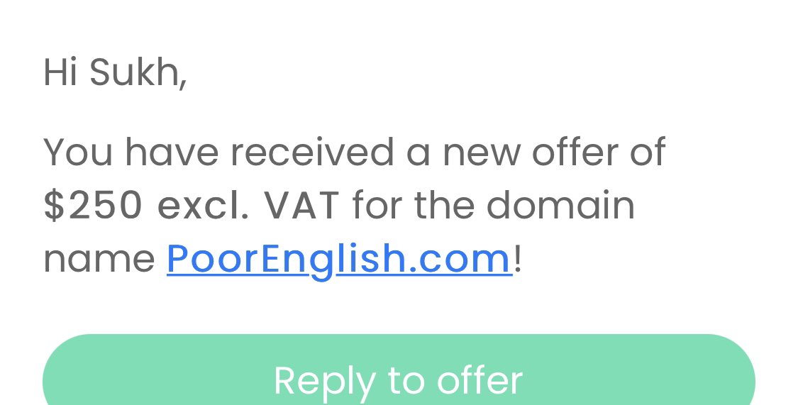 thedomainx's tweet photo. Sell or wait? 🔥 #domainoffer #LearnEnglish #english https://t.co/5LyChzjiSR