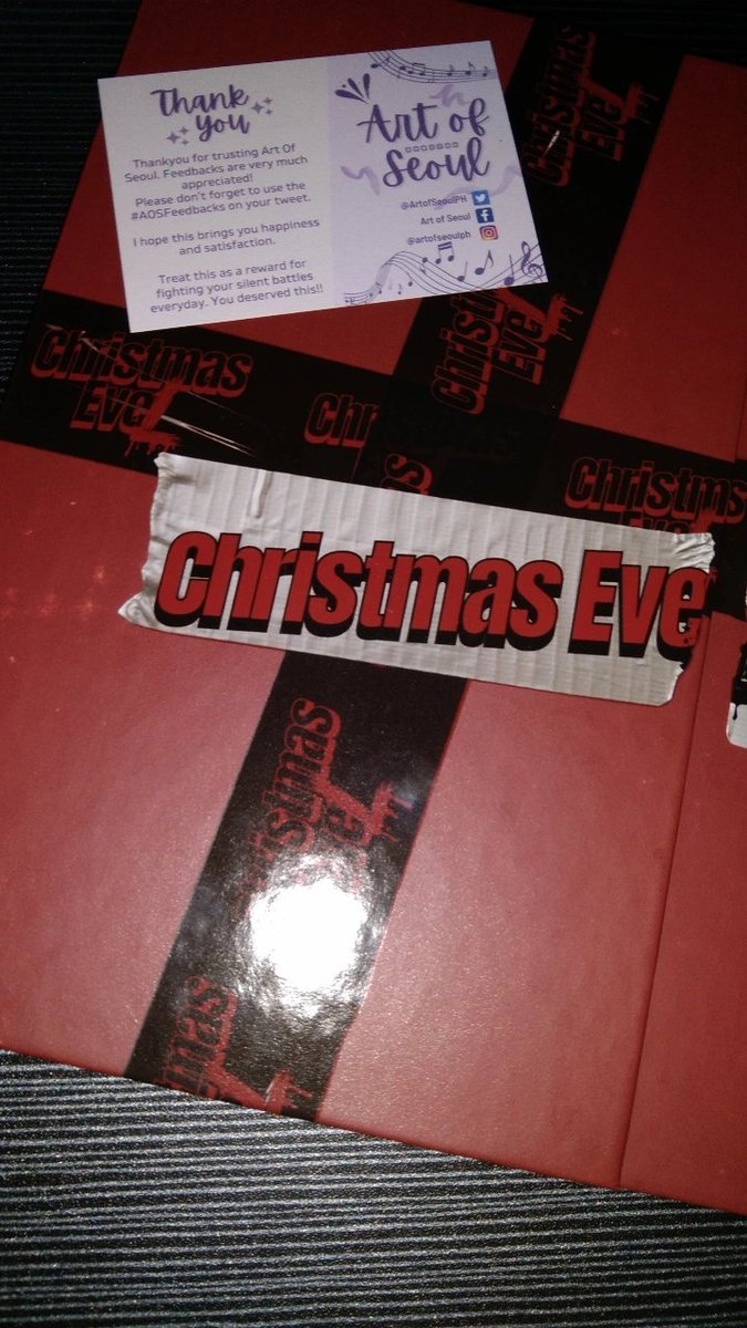yaniwons's tweet photo. | #yanigastosera💌 |
Hi ate!! my Christmas EveL is here naaa!! 2nd time ko na magpurchase sa shop mo<33 thank you so much and more budols to come !~
📬 :@ArtOfSeoulPH
• #AOSFeedbacks • https://t.co/QsUXWwXmrE