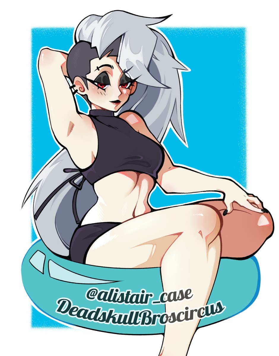 Inspired by the new summer merch!

#helluvaboss #loona #beach #humanloona #fanart #artistsontumblr #swimsuit #helluvabossfanart