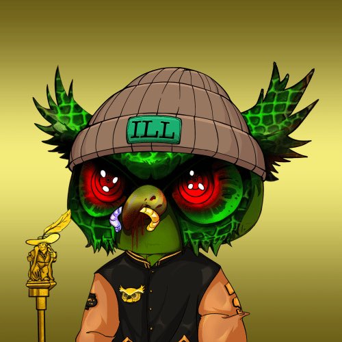 DocDinDoNun's tweet image. This week has been unreal for me all thanks to @illowlsVIP The luck of the fucking Irish was with me and I pulled 4/10 Hidden Gems in the mint winning me .04 ETH! Here’s 3 of my hidden gems plus my PFP #ETH #ETHNFTs #HootHoot