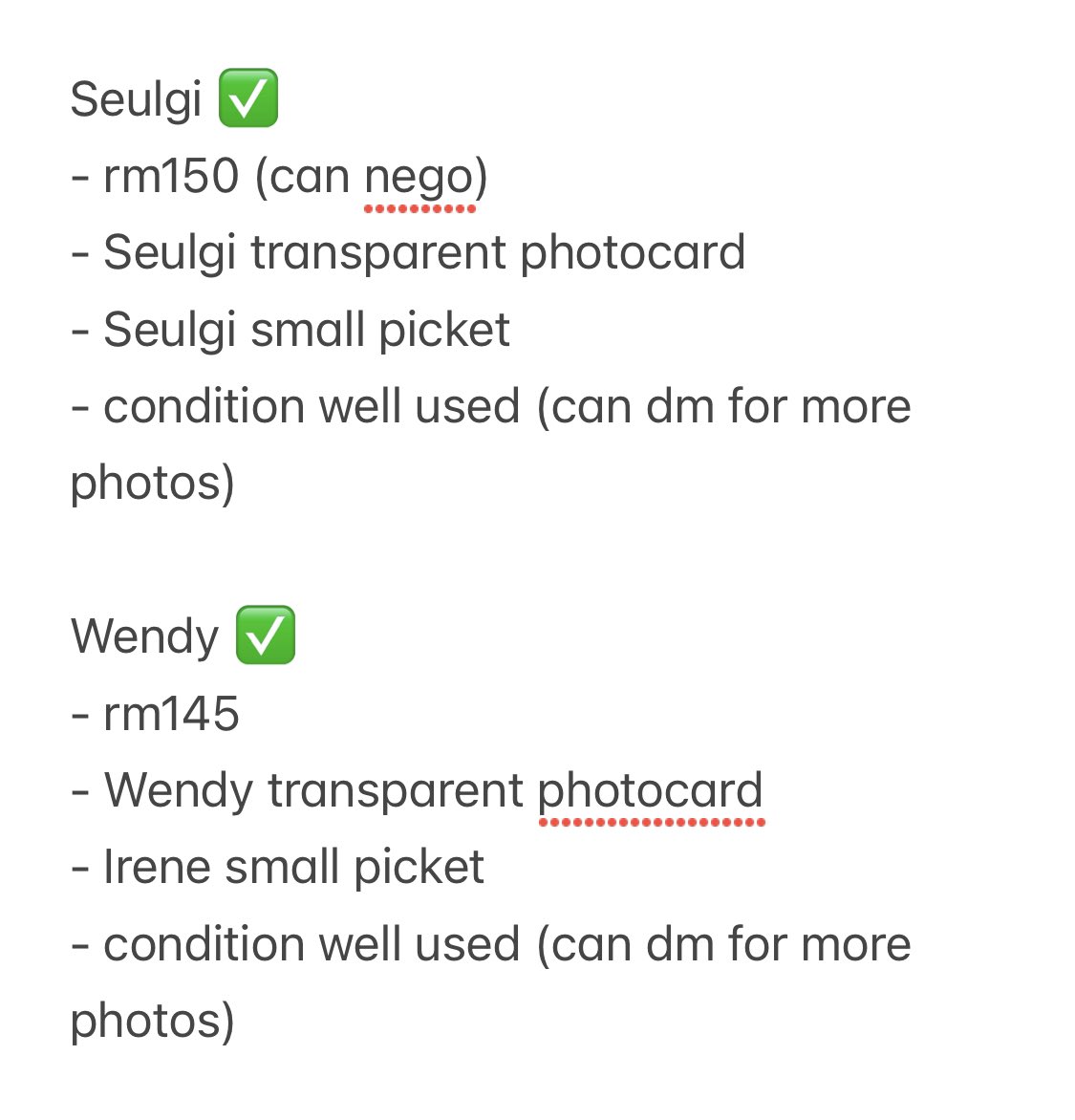swingvelvets's tweet photo. WTS | MY🇲🇾
Help RT 🙏🏻

Red Velvet Summer Magic Limited Edition Album

- transparent photocard &amp; picket only

Postage 🕊
rm10 wm | rm15 em https://t.co/22YlW5YaDt