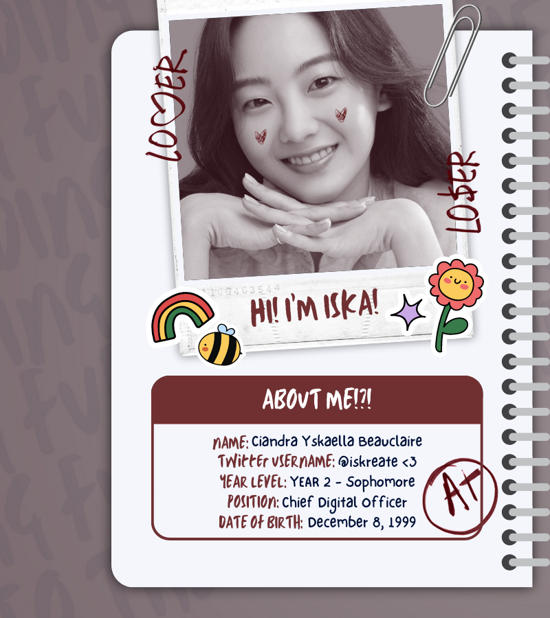 KapsouraDesk's tweet photo. ͏ ͏ ͏
͏ ͏ ͏
͏ ͏ ͏͏ ͏ ͏
READY, SET, BURN! 🔥

Still contemplating, future class leaders? Take a closer look at Class of Kapsoura through Ciandra Yskaella’s Slambook! 

We are all waiting for you to add fuel to our already burning fire, grab this opportunity now!
͏ ͏ ͏
͏ ͏ 
͏ ͏ ͏ https://t.co/4pjlTpM3hT