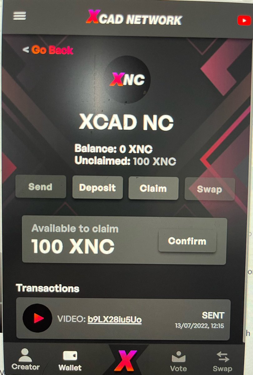 Crypto__Charlie's tweet photo. Been rewarded with my first $XCAD plug-in rewards!! 100 $XNC 🔥🔥 Just the beginning of #Watch2Earn 🔥🔥 #XCAD #XNC @XcademyOfficial @Oly245 💪💪 https://t.co/BGMADSZ6or