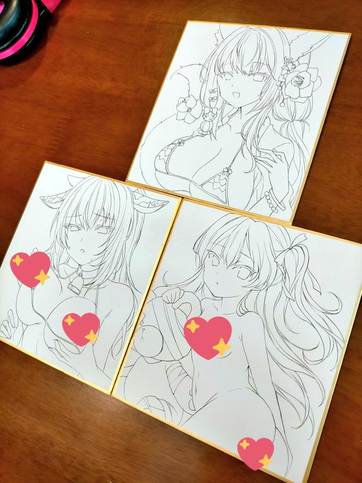 ペン入れ終わり 