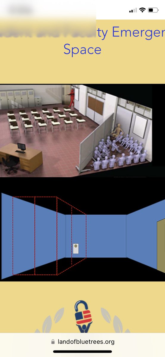 hainessecurity's tweet photo. @writesloud Other ballistic protective options that are much less traumatic are available. Temporary solution- whiteboard that can be rolled into place. More permanent-accordion style/roll-out walls for conference rooms &amp; classrooms. @PipAndFriends @AmuletBallistic https://t.co/799vo3tjQk