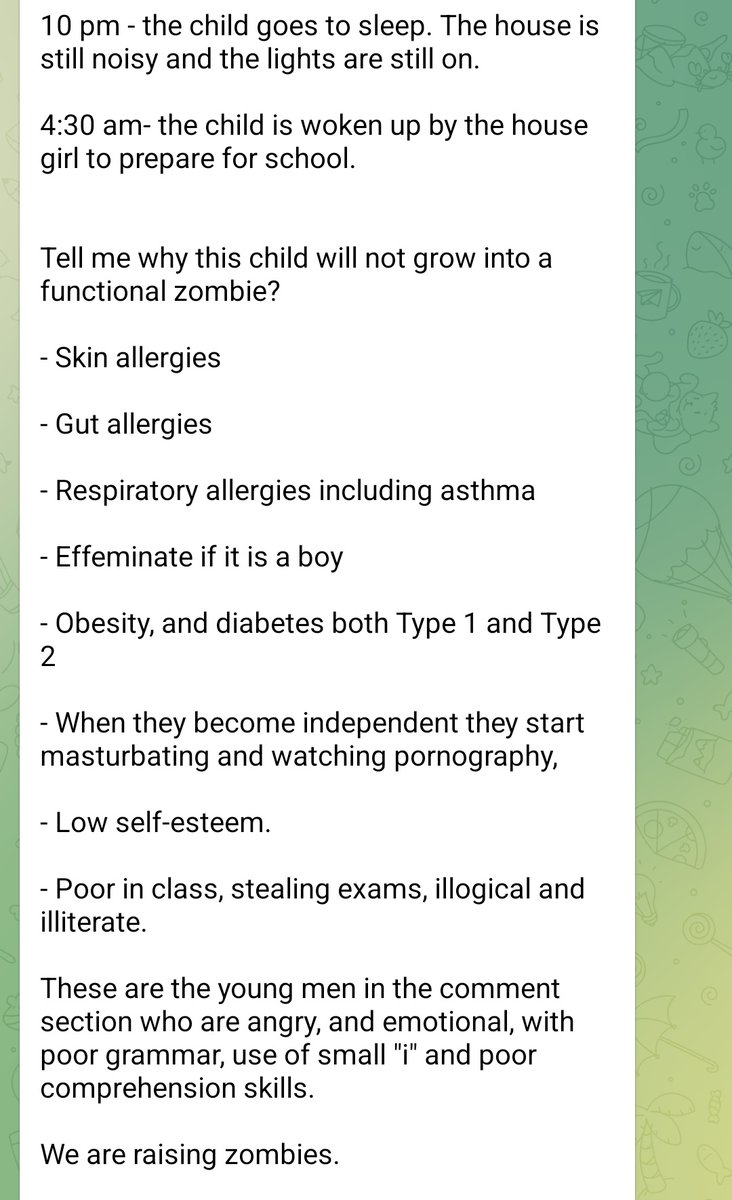 Modern parents are raising zombies thinking they are raising future pilots and engineers.

We can do better than this.

Prioritize and value the overall health of your children.

#BetterTogether