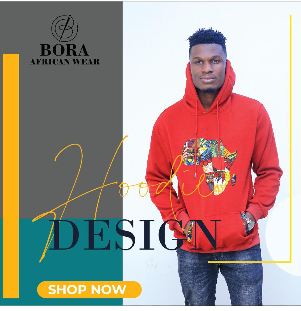 Get yourself a hoodie from the number one clothing shop <a href="/boraafricawear/">Bora African</a>