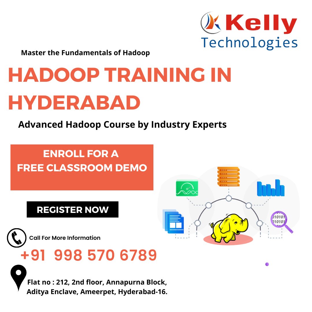 KellyTechno_adm's tweet photo. Build A Perfectly Rewarding Career in IT
join the Advanced Hadoop Course Join us For a Free Demo Session
For Free Registration:
https://t.co/AbUjU03vje
For More:
https://t.co/3sD6NGrSOG
#HadoopTraining #HadoopCourse #Hyderabad https://t.co/3v9CGo7u45