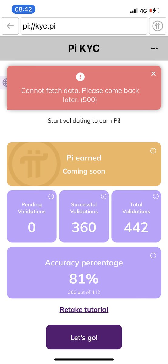 TauAlex4's tweet photo. @PiNetworkNews anyone have this error??? https://t.co/xQ567nzNwP