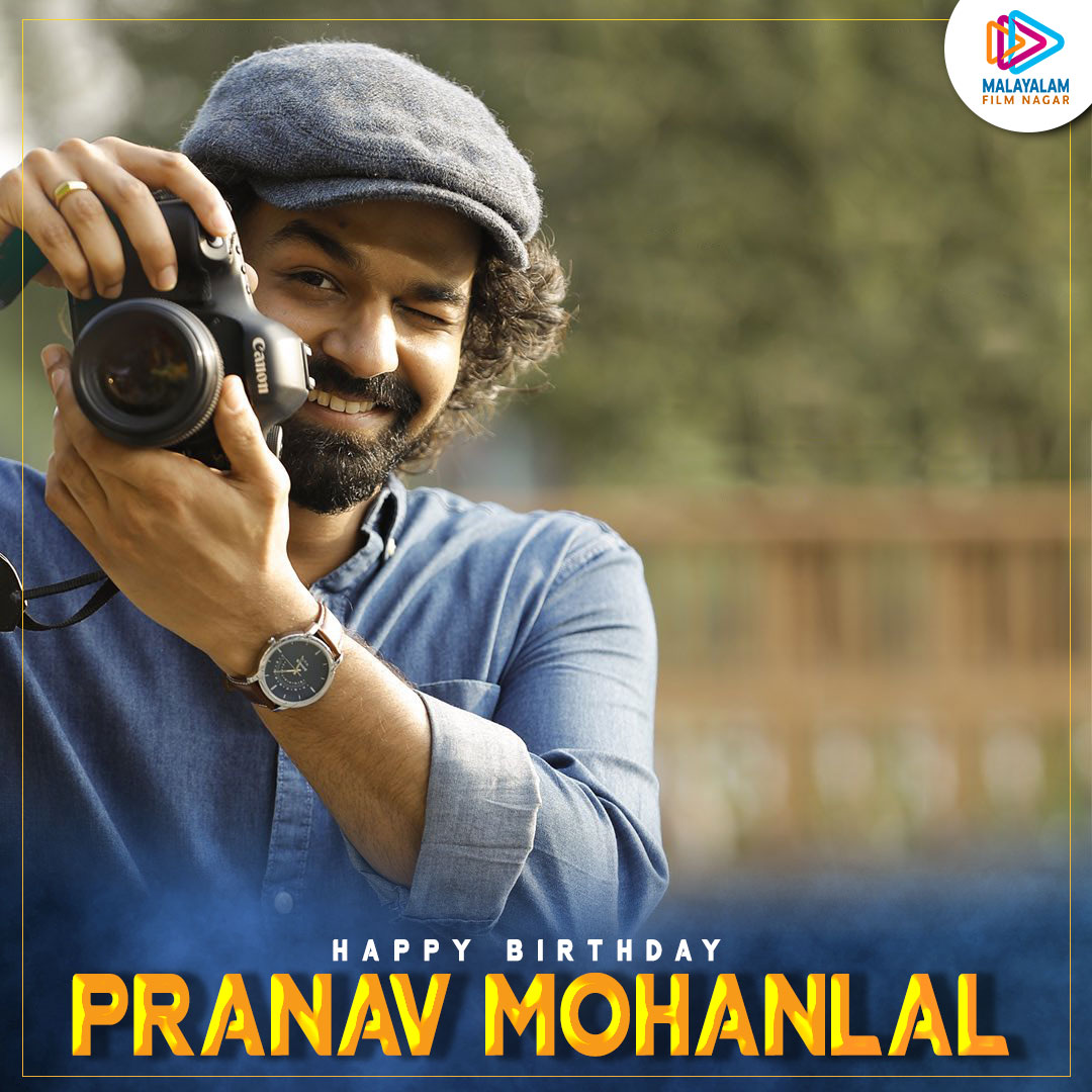 Wishing the actor who stole our #Hrudayam,  
#PranavMohanlal a very Happy Birthday ❤️ #HBDPranavMohanlal #HappyBirthdayPranavMohanlal #MalayalamFilmNagar