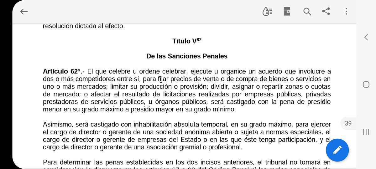 jisaitama's tweet photo. ¿Tendrá relación con D.L. Nº 211, DE 1973, FIJA NORMAS PARA LA DEFENSA DE LA LIBRE COMPETENCIA (Versión refundida actualizada con la reforma de 2016)? Que indica lo siguiente: https://t.co/Exzlqgp8Si