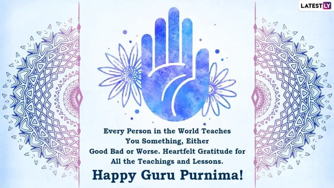 Happy Guru Purnima - to all my teachers, mentors, friends and well wishers - I have learnt something from each of them ! 🙏🙏