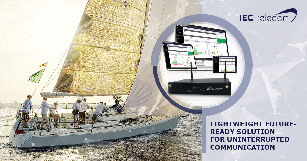 iectelecom's tweet photo. #OneGate #Marine Compact brings #digitalisation to all maritime sectors. It optimises #LBand capacity to bring a #VSAT-like experience to small vessels with services such as #telemedicine, #videoconferencing, #crew welfare #IoT, and more. Learn more at https://t.co/cytSUvvyxM https://t.co/WClcqZWHA2