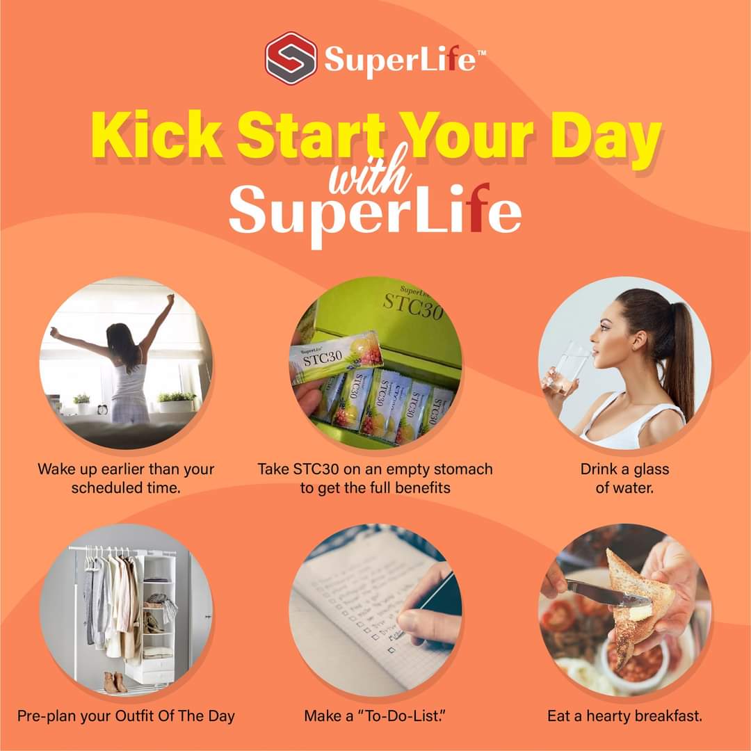 SuperlifeAfrica's tweet photo. Start your fabulous day with SuperLife STC30. ☀️
#STC30 #SuperLife #LifeisSuper https://t.co/FEHJoYUS5g