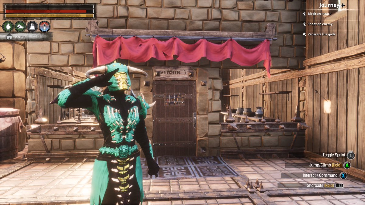 ShookRachelle's tweet photo. Made my very own #ConanExiles pub! Came up with a food and drink menu as well 😂😂🍻🍴 @ConanExiles https://t.co/JUz28Mt2hf