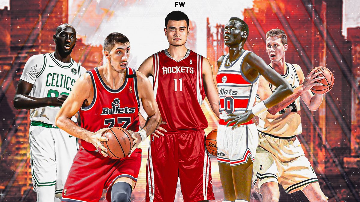 Fadeaway World on Twitter "A look at the tallest players in NBA