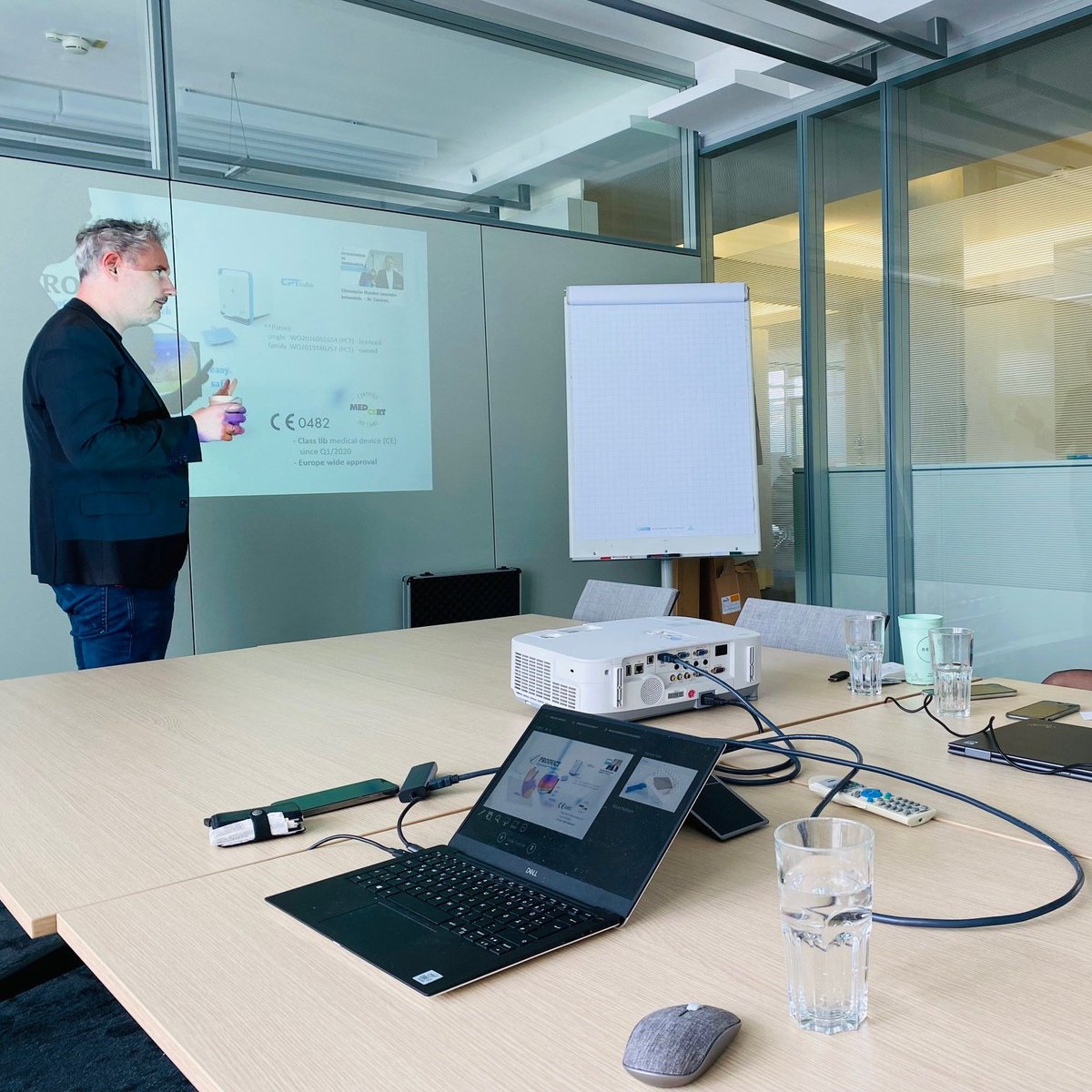 coldplasmatech's tweet image. &quot;ACHT WOCHEN SIND GENUG!&quot; - Unter diesem Motto diskutierte unser CEO and Founder Dr. Carsten C. Mahrenholz gestern auf dem Alianz Campus in München über die Möglichkeiten der #kaltplasmatherapie. #coldplasmatech