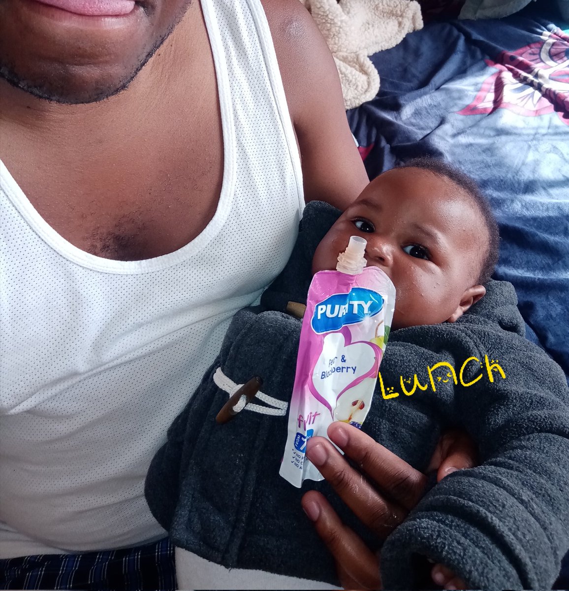 Mahloromela_MI's tweet image. Feeding my son with Purity and playing with him
 #PurityPromise
