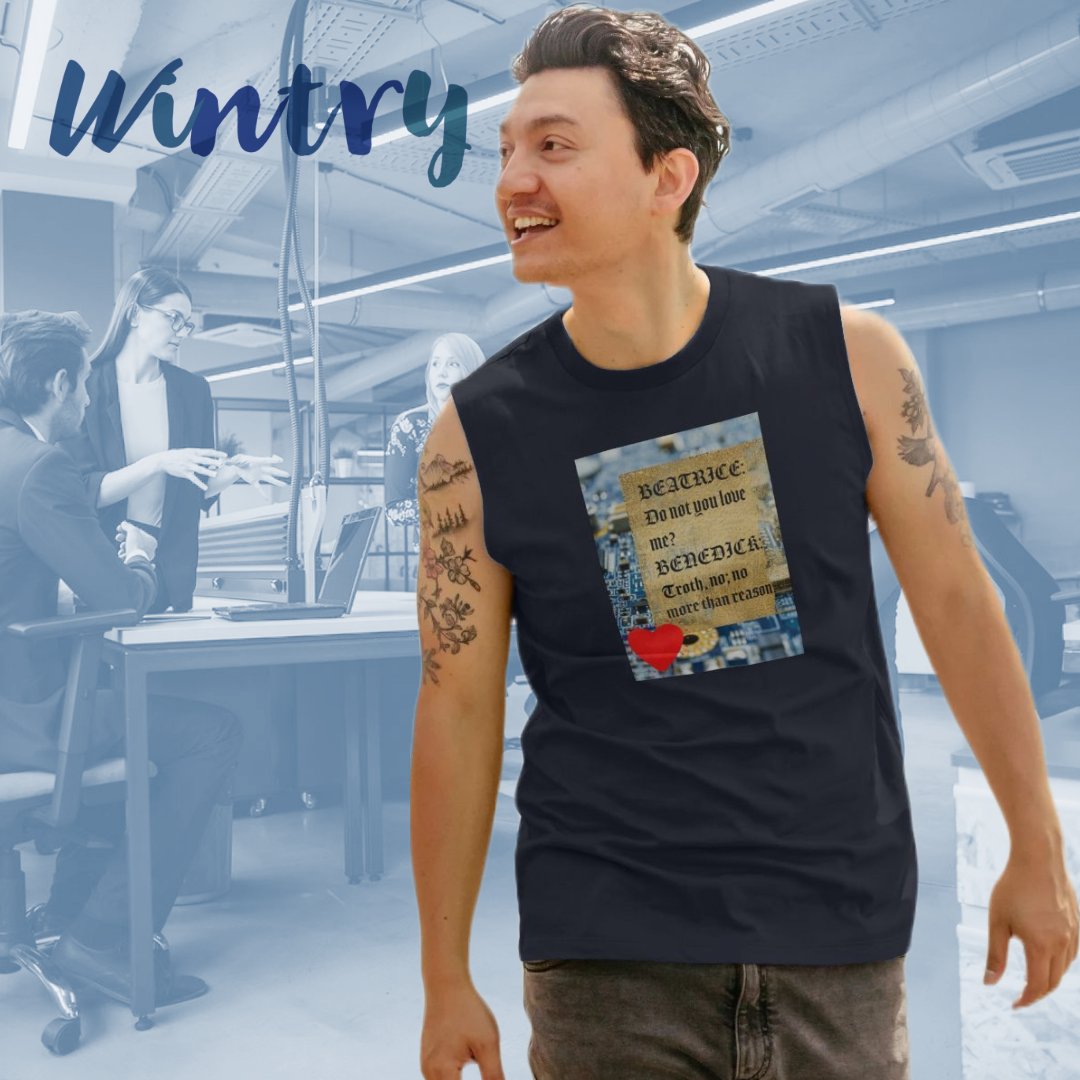 Buy Benedick vest with Shakespear quote (spelling is 2reflect climate change), 100% #organic cotton: wintry-shop.teemill.com/product/benedi… #CambridgeOpenDays #TunbridgeWells #Bath #LuxuryTravel #Oxford #BristolGrad #Wimbledon #WOMAD2022 #Bluedot #SoftwareEngineering #SoftwareTesting #Software