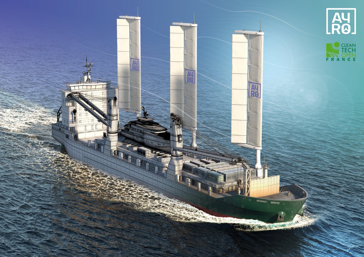 A look at @ayro_oceanwings's nomination for the <a href="/cleantechopenFR/">Cleantech Open FR</a> competition!
AYRO is a finalist in the #mobility sector alongside other great mobility actors. We are delighted to represent the maritime sector with our innovative patented solution Oceanwings®.