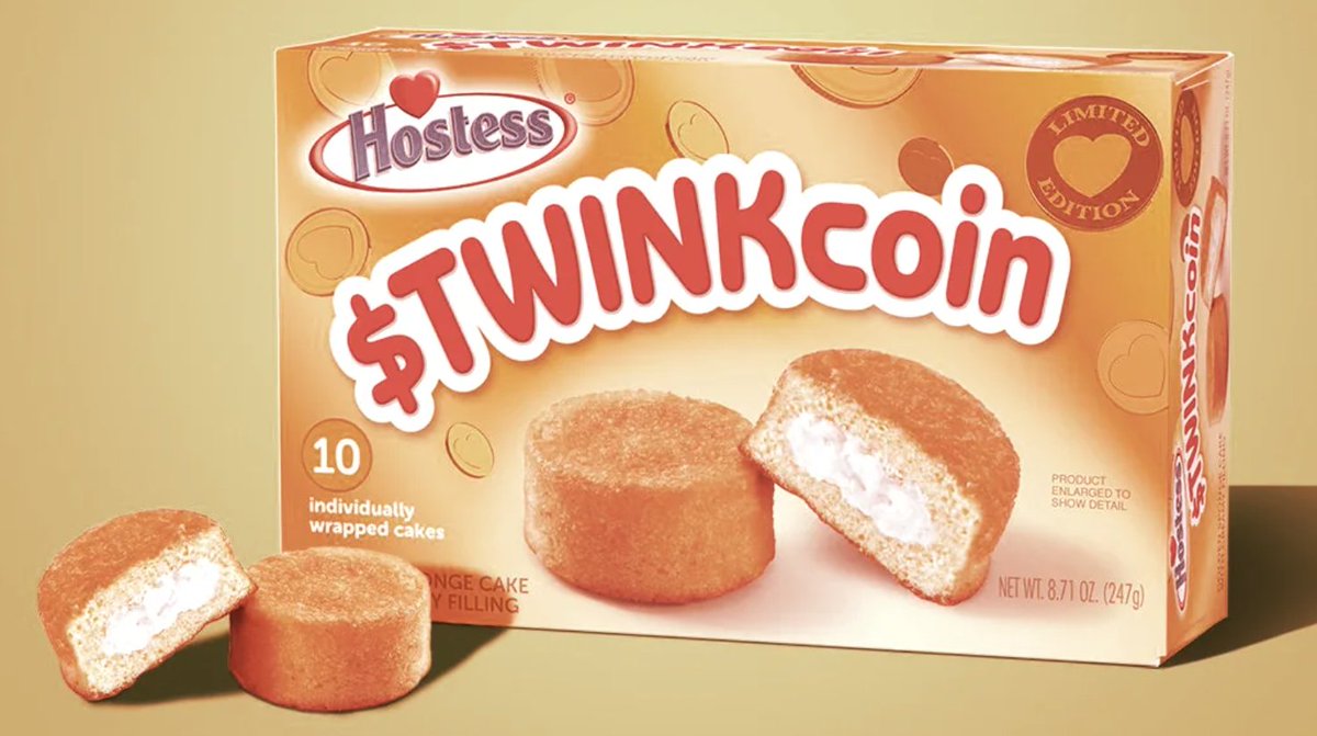 AltcoinDaily's tweet photo. $TWINKcoin is a real snack cake you can buy from @Hostess_Snacks. https://t.co/uRwA9ILWy5