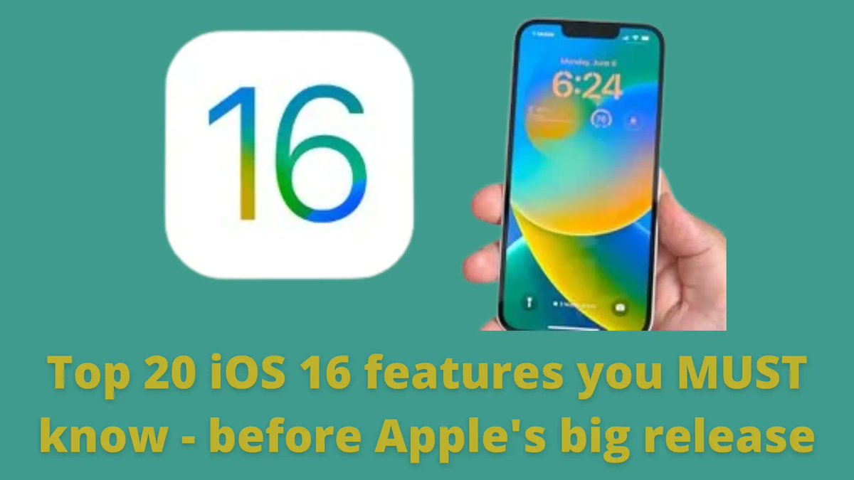 9to9pro's tweet image. Top 20 iOS 16 features you MUST know – before Apple’s big release
9to9pro.com/ios-16/

#iOS16 #iOS16beta #iOS16DevBeta3 #iOS #ios15