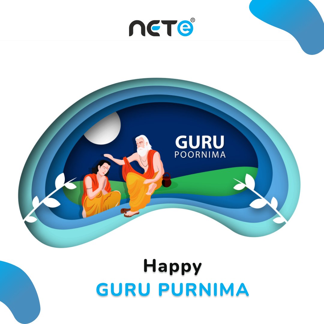 NeteIndia's tweet photo. It is the guidance of a guru that directs the path of our lives for the better. Wishing all the gurus a gratified Guru Purnima.

#GuruPurnima #GuruPurnima2022 #embeddedsystems #NETeIndia https://t.co/o1CtwBiTYL