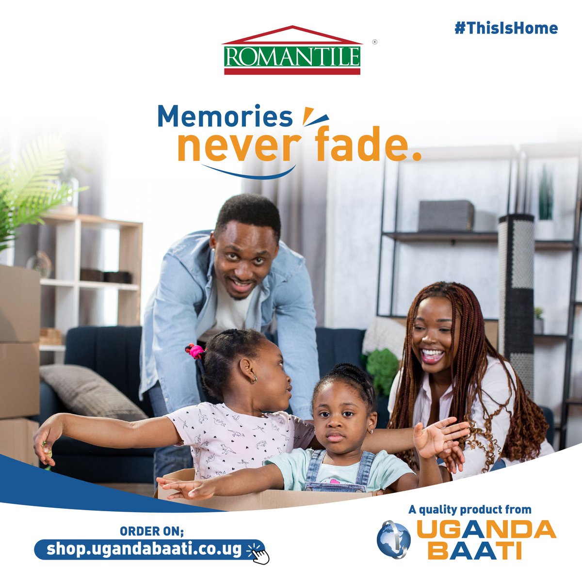 UgandaBaati's tweet photo. Regardless of the amount of time that goes by, no amount of time can erase the memories we create with our dearest ones, they never fade.
Create beautiful memories with your family under stylish, superior quality steel roof tiles.
#ThisHome https://t.co/LafRFtQs9c