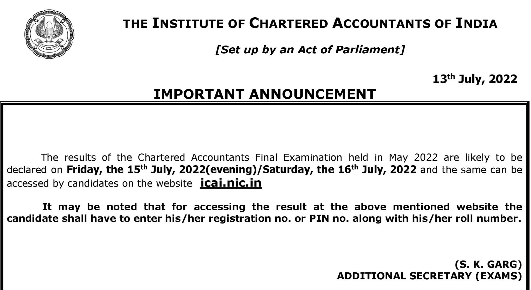 Institute of Chartered Accountants of India ICAI on Twitter