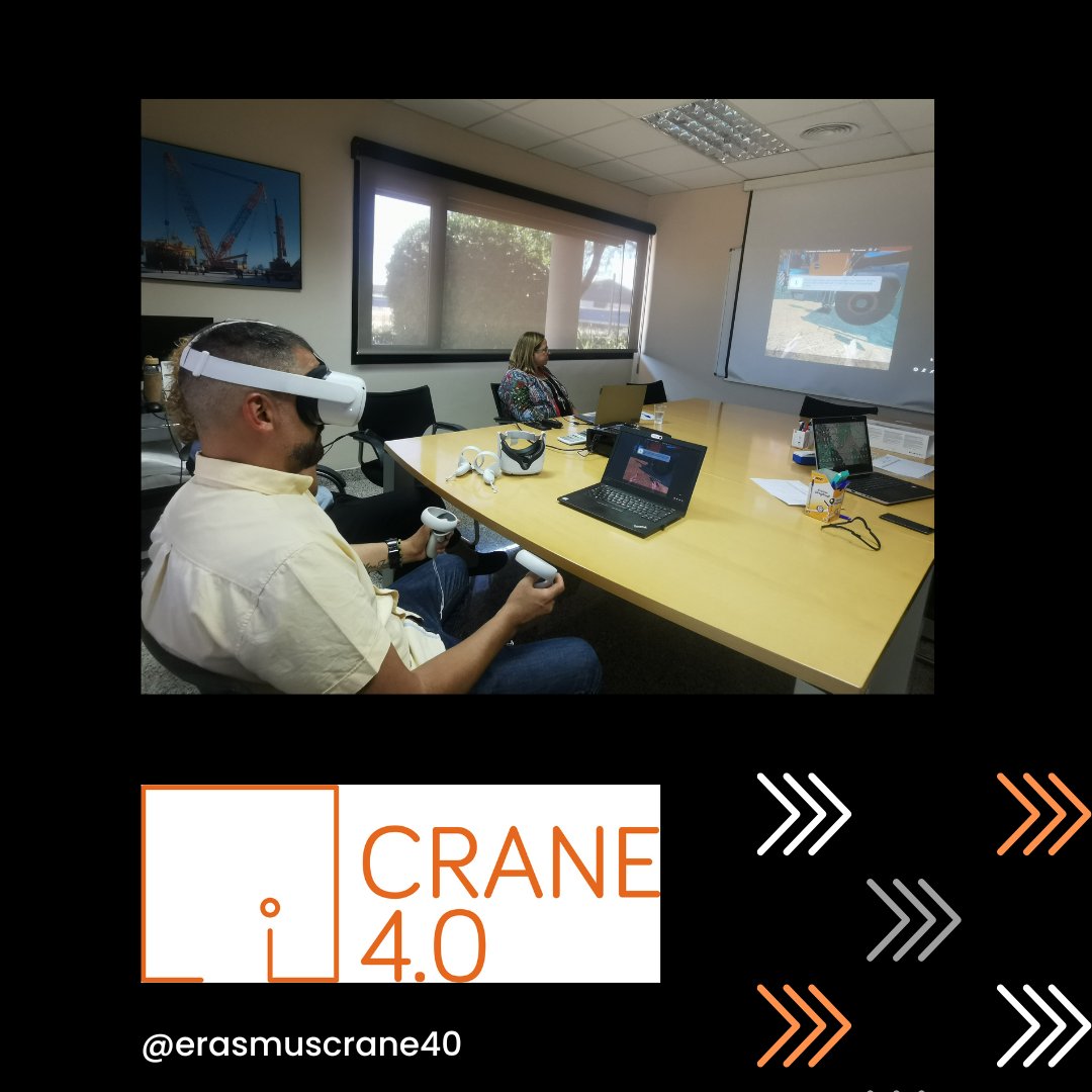 erasmuscrane40's tweet image. 👀Another sneak peek from the pilot sessions of our project in Valencia, Spain.

The VR labs were conducted with 15 trainees who got the chance to go through our #VR scenarios accompanied by our trainers.

#crane #craneoperators #erasmusplus