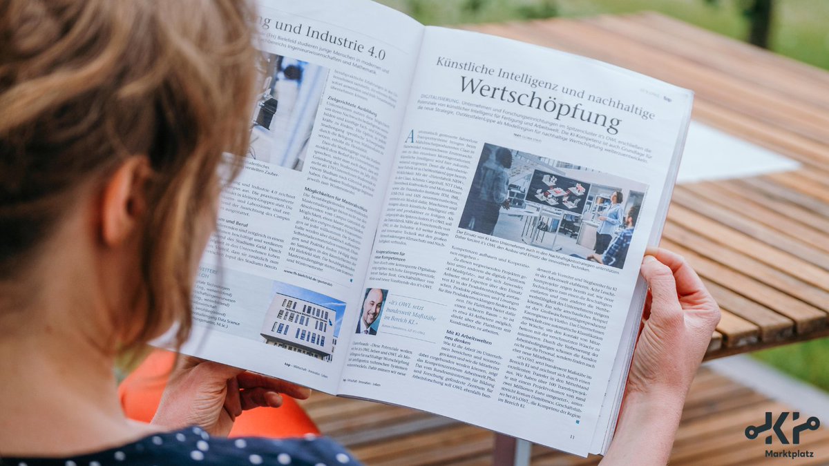 KI-Marktplatz (@ki_marktplatz) on Twitter photo 📰 Der #KIMarktplatz hat es in die <a href="/wiwo/">WirtschaftsWoche</a> geschafft.
#KI und nachhaltige Wertschöpfung, Mittelstand trifft #Startups, u.v.m.: @itsOWL präsentiert sich in einer Sonderbeilage und wir sind als strategische Initiative natürlich dabei 😉.
▶️ Jetzt lesen: bit.ly/3ys7pys 📰 Der #KIMarktplatz hat es in die <a href="/wiwo/">WirtschaftsWoche</a> geschafft.
#KI und nachhaltige Wertschöpfung, Mittelstand trifft #Startups, u.v.m.: @itsOWL präsentiert sich in einer Sonderbeilage und wir sind als strategische Initiative natürlich dabei 😉.
▶️ Jetzt lesen: bit.ly/3ys7pys