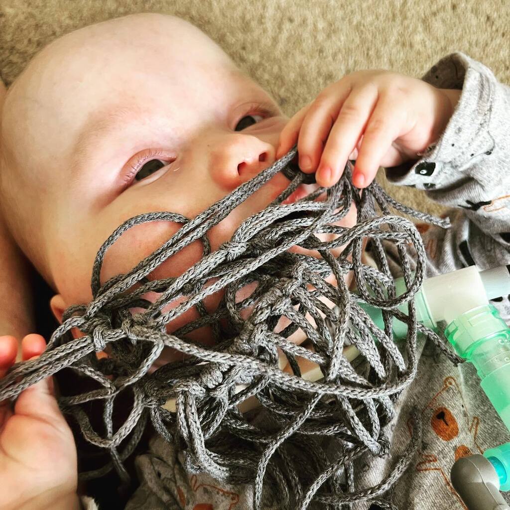 beautifuldayuk's tweet photo. There’s a baby somewhere under that macramé! #macrame #macramemakers #macramecommunity #selfemployedmum #workingmumlife #bringyourbabytowork #workingfromhome https://t.co/obnokSWKun https://t.co/QzgVtxox8l