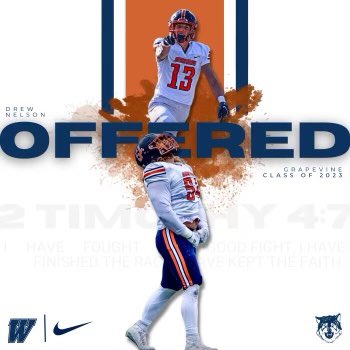 Blessed to recieve an offer from @WheatonFB ‼️‼️ Thanks so much to @HouckCoach for showing me what wheaton is all about! @GHSMustangsFB @CoachA_GHS @GCISD_Athletics