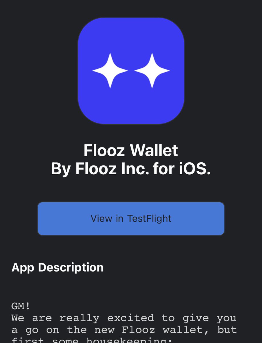 New wallet incoming. You have to take Look. The Release will be soon. I have the Chance to Test it Now. By @flooz_inc <a href="/lcheloufi/">Lamine</a>