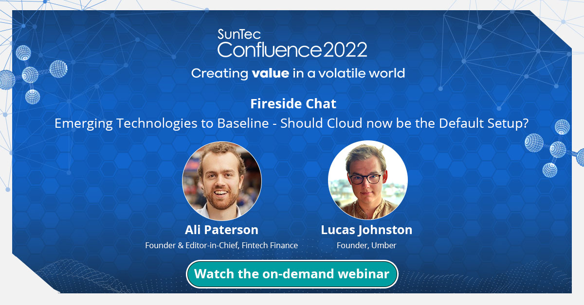 SunTecGroup's tweet photo. In this insightful discussion from #SunTecConfluence, @AliPaterson in conversation with @lucasjohnston discusses why #cloud is being regarded as a baseline today, the role of #AI within cloud & its ability to scale different aspects of a business - https://t.co/MksP1t7Zu9
#banks https://t.co/ublZH1vcXg