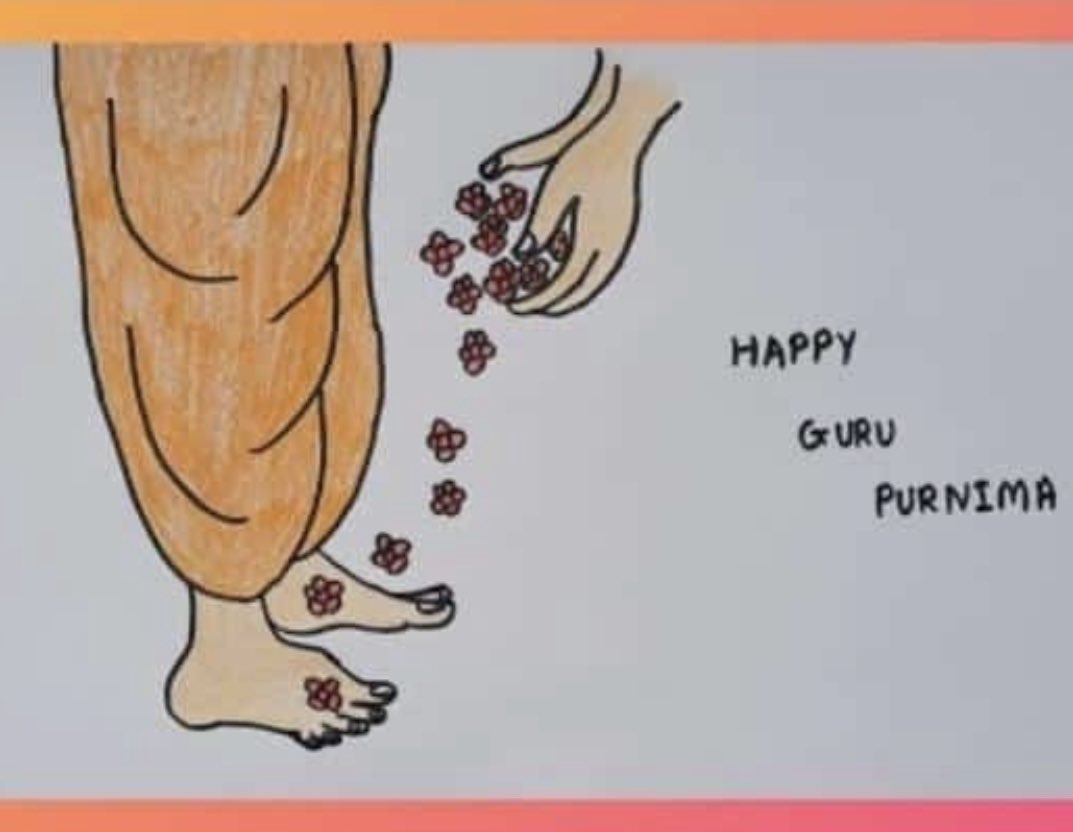 GURU PURNIMA DRAWING WITH OIL PASTELS FOR BEGINNERS | HOW TO DRAW GURU  PURNIMA POSTER / CARDS EASY | Oil pastel colours, Soft pastels drawing, Oil  pastel