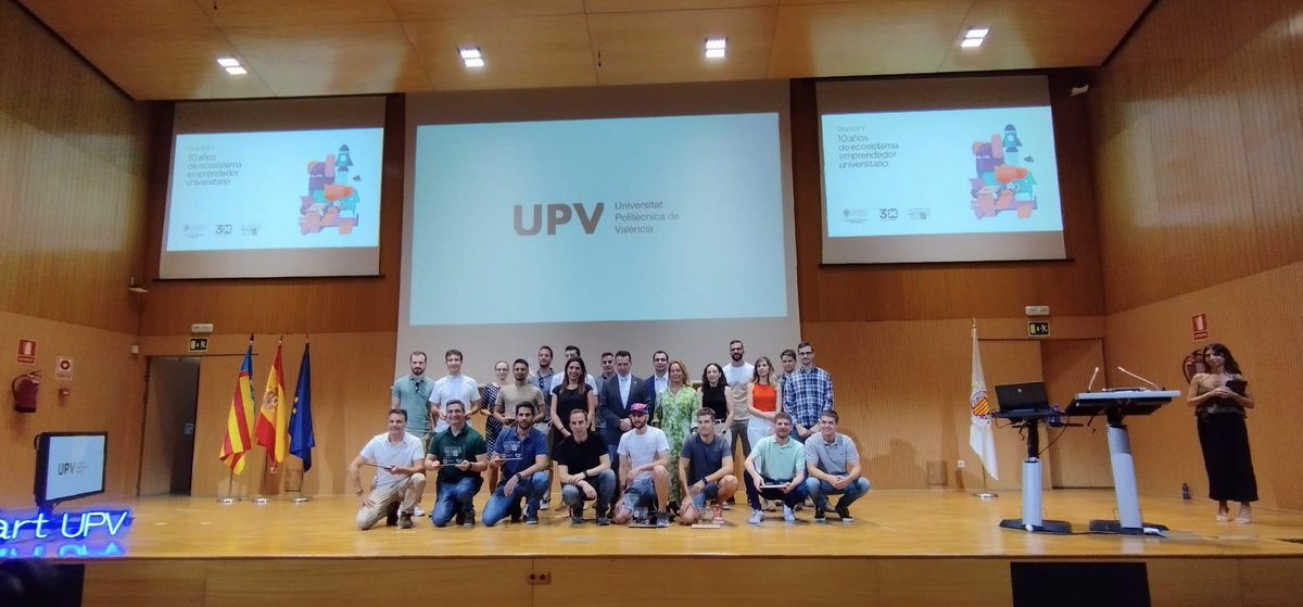VLCTechCity's tweet photo. StartUPV celebra su 10 aniversario mirando al futuro. 

Conocemos a la ganadora de la StageONE competition: @NelaBiodynamics representará a la @UPV en la competición internacional Stage Two. 

¡En octubre el talento de la #VLCTechCity brillará en Berlín! 👏 https://t.co/p5vLvuygF8