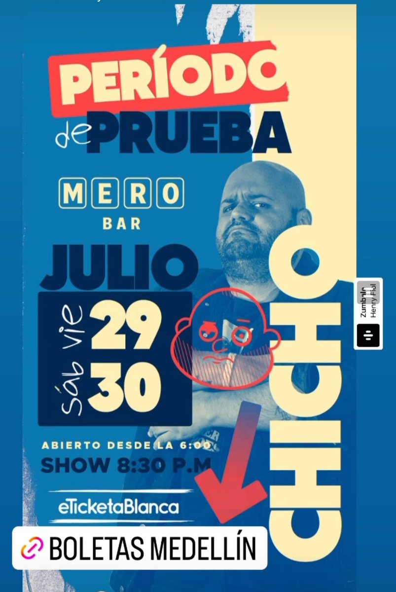 MagazinDominica's tweet photo. Aunque nos puso a partir un ratico en la final de @MasterChefCelCo; seguimos siendo #TeamChicho, por eso vamos todos a llenar a #MeroBar este 29 y 30 de julio, para ver al chef y comediante @chichoariasr.

Compra tus entradas en @eTicketaBlanca, hazlo ya antes que se agoten. https://t.co/OHGD3bt3PT